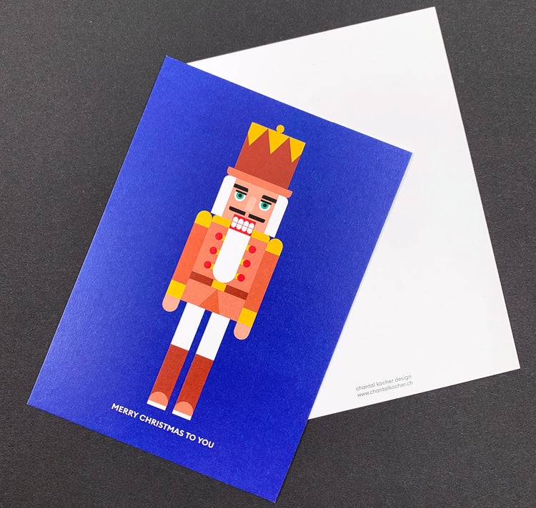 chantal kocher design - Karte "Nutcracker"