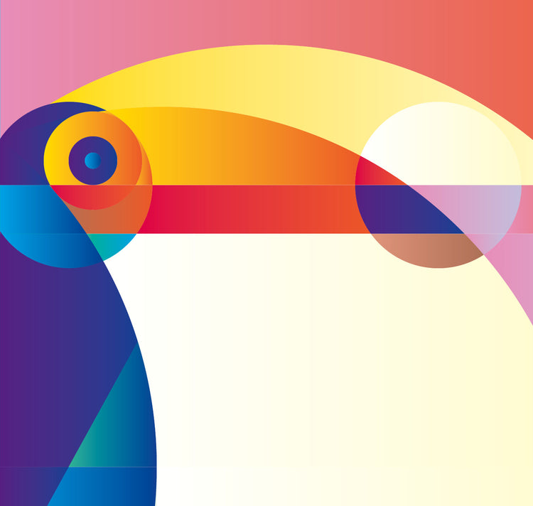 chantal kocher design - Plakat "Geometric Bird"