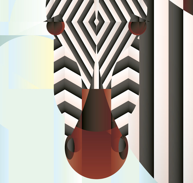 chantal kocher design - Poster "Zebra geometrica"