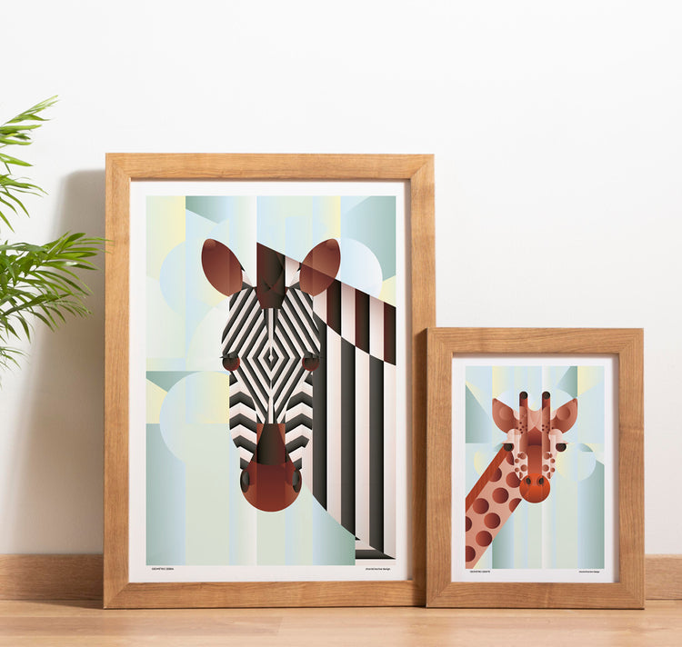 chantal kocher design - Poster "Zebra geometrica"