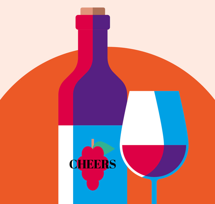 chantal kocher design - Plakat "Sunset Sips"