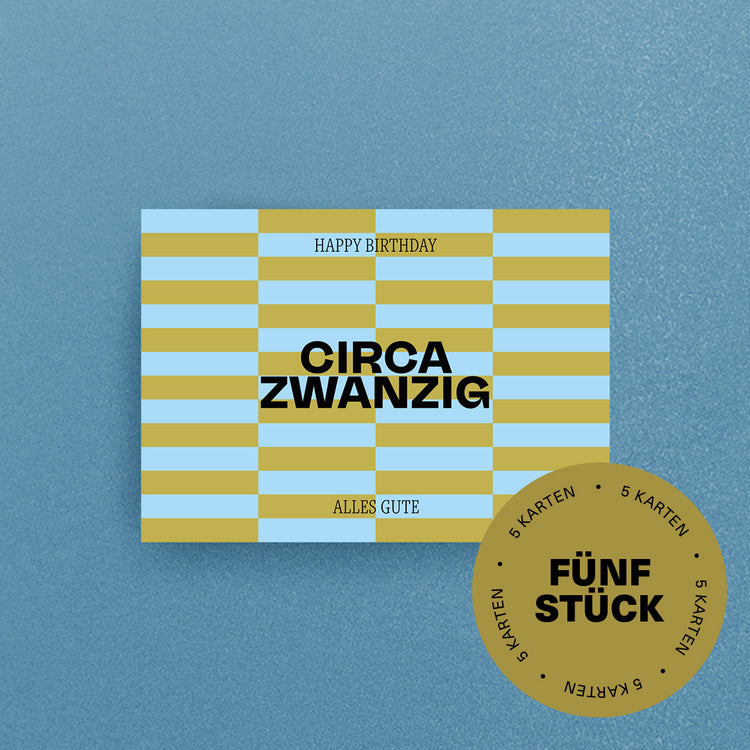 Studio Ciao - Postkartenset "Immer passende Geburtstagskarten" (Zirka Zwanzig)