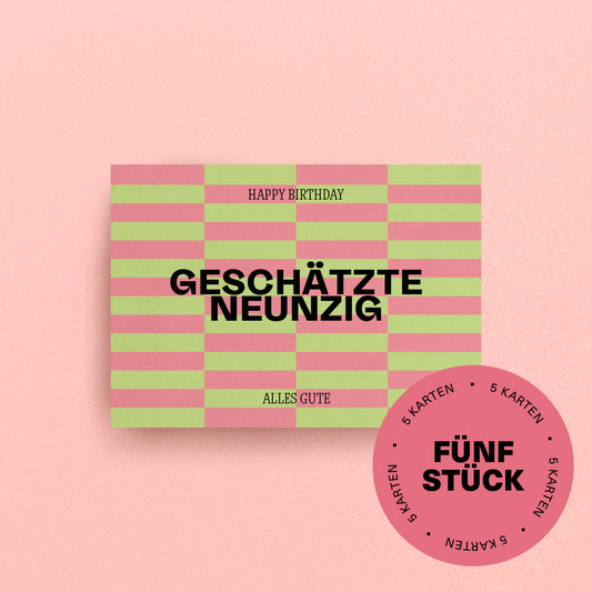 Studio Ciao - Cartes postales « Toujours la bonne carte d'anniversaire » (Estimation : quatre-vingt-dix)