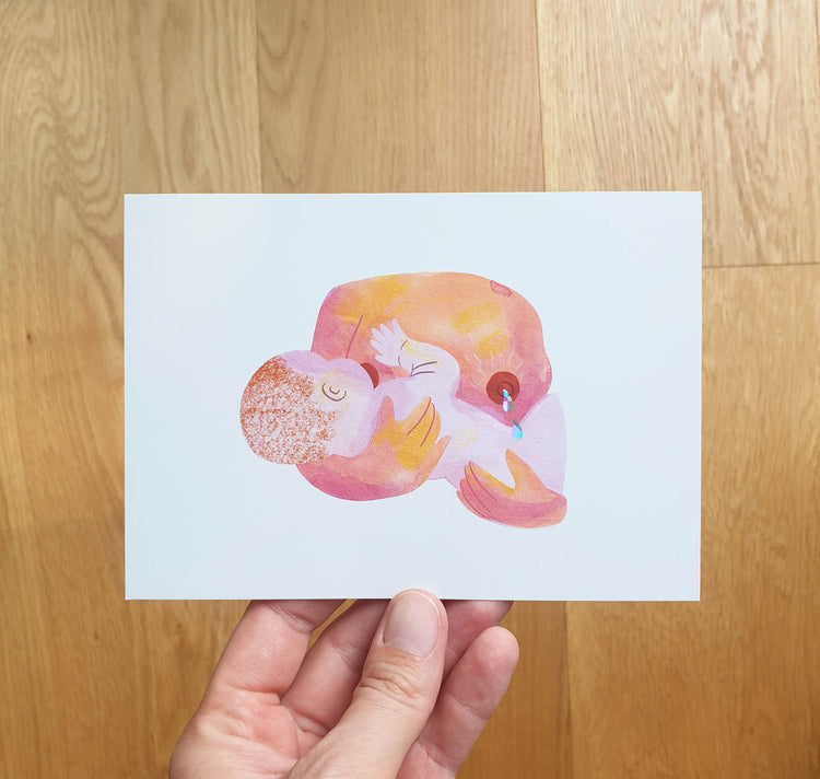 Daria & Patricia - Postkartenset "Glitzer"