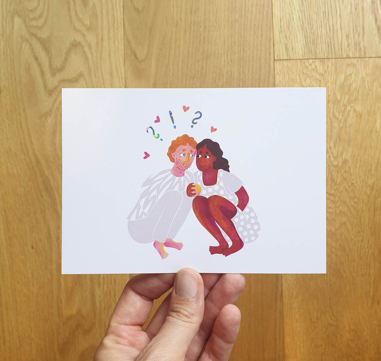 Daria & Patricia - Postkartenset "Glitzer"