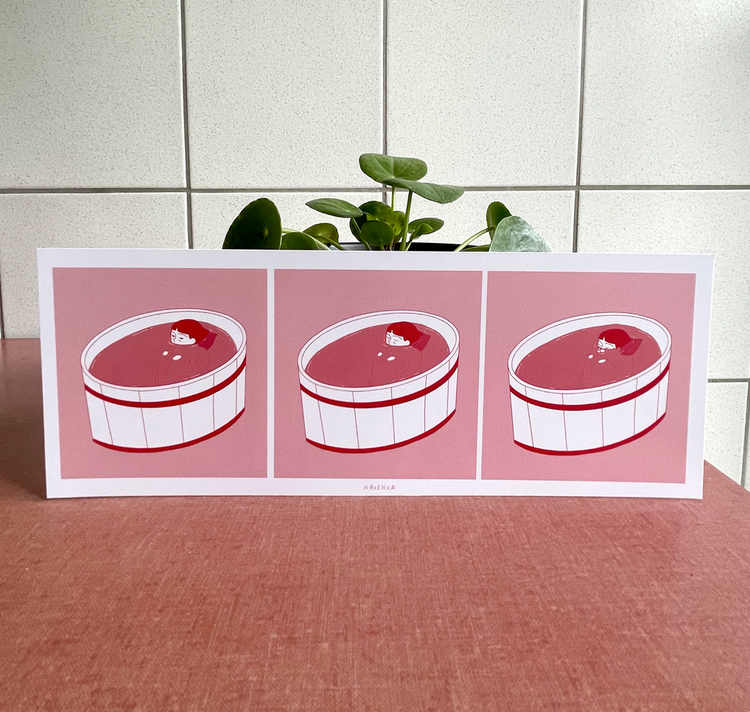 Camille Bovey - Plakat "Dive in"