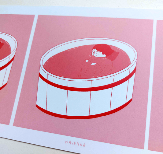 Camille Bovey - Plakat "Dive in"