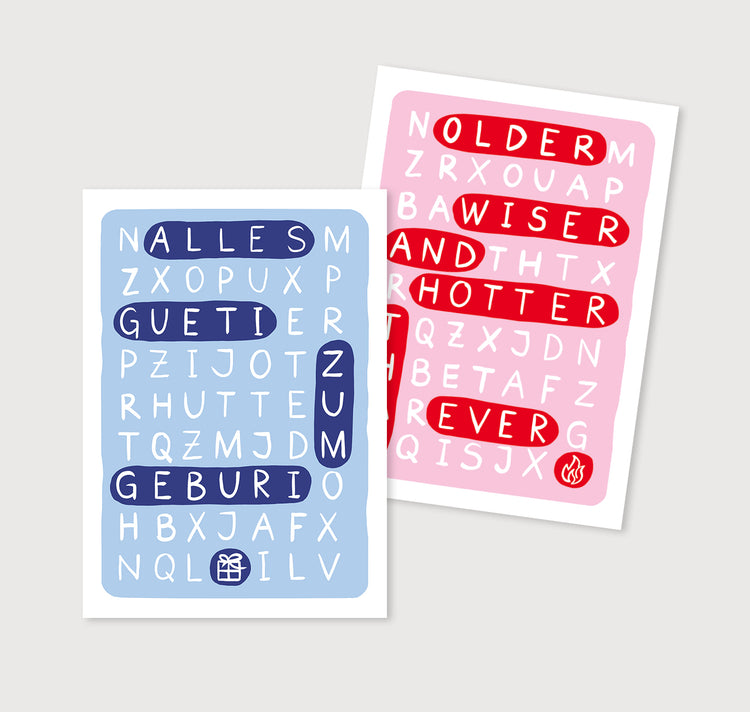 estheticgoods - Postkartenset "Geburtstag"