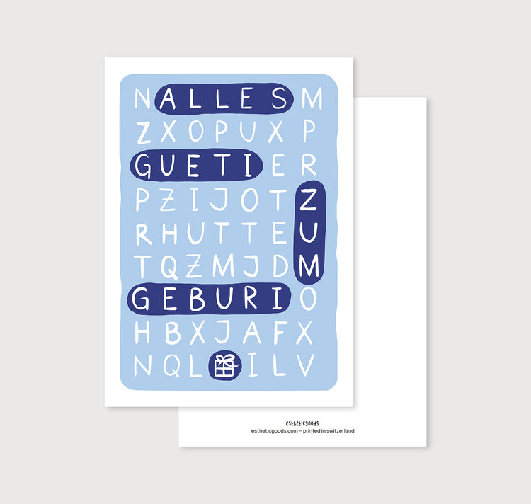 estheticgoods - Postkartenset "Geburtstag"