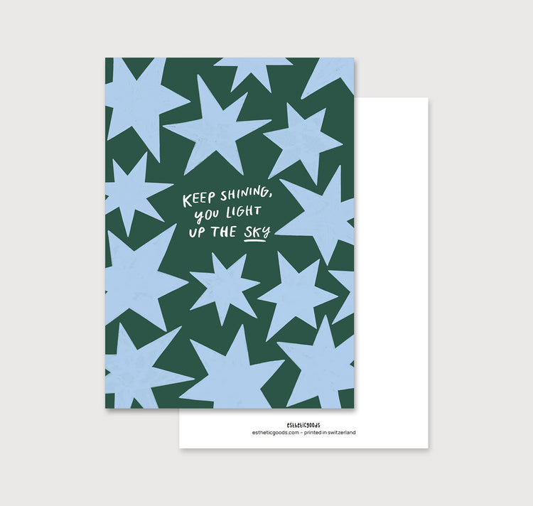 estheticgoods - Postkartenset "Keep Shining"