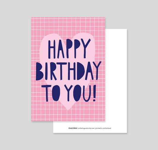 estheticgoods - Cartolina "Buon compleanno"