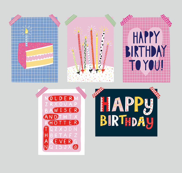 estheticgoods - Postkartenset "Geburtstag"