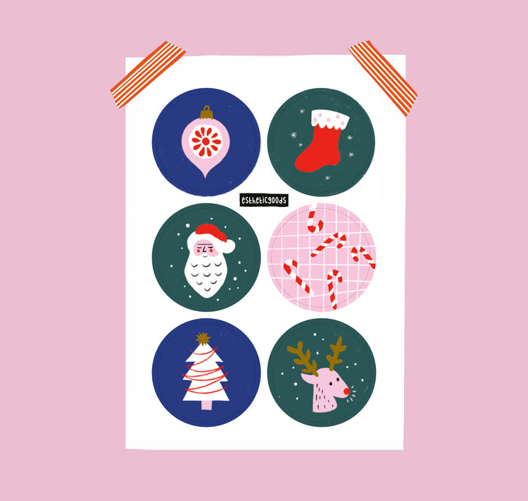 estheticgoods - Stickerset "Weihnachten"
