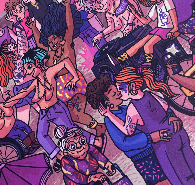 Eva Rust - Plakat "Feministischer Streik"