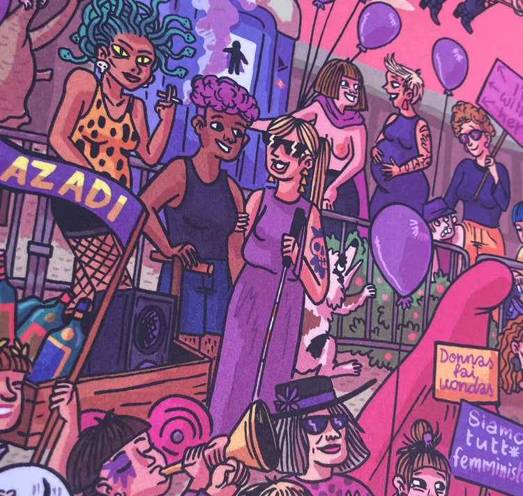 Eva Rust - Plakat "Feministischer Streik"