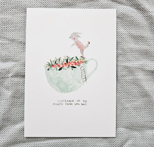 froleinmint - Karte "Hase"