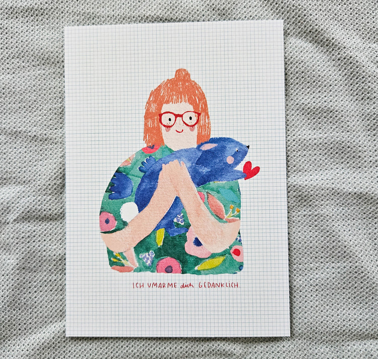 froleinmint - Carte « Câlin »