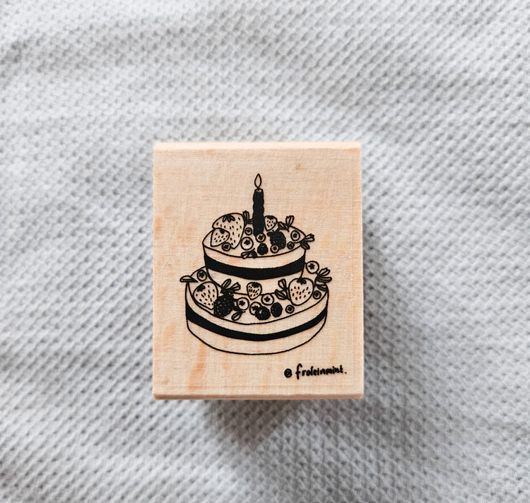 froleinmint - Stempel "Torte Alles Gute"