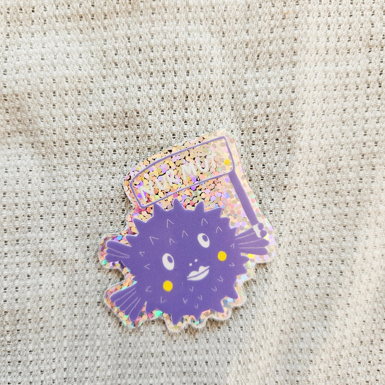 froleinmint - Sticker "Power Mut Fisch"