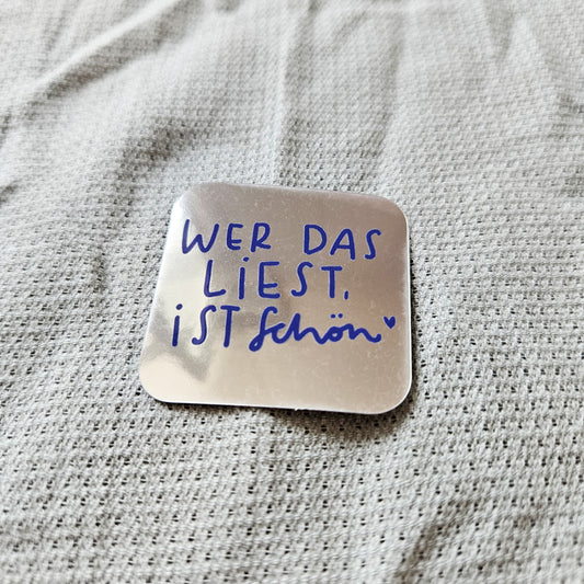 froleinmint - Sticker "Spiegelbild du bist schön"