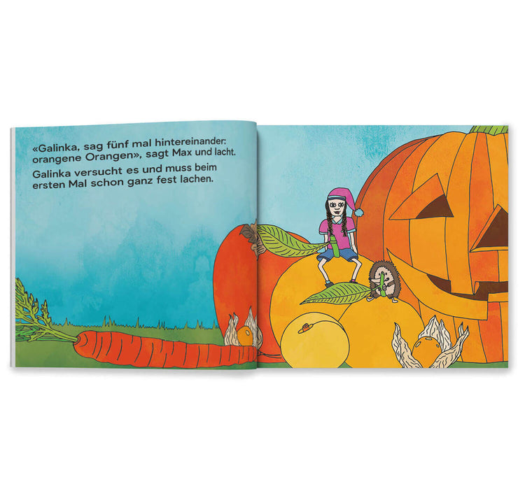 Clarissa Schwarz – Buch "Galinka und die Farben"