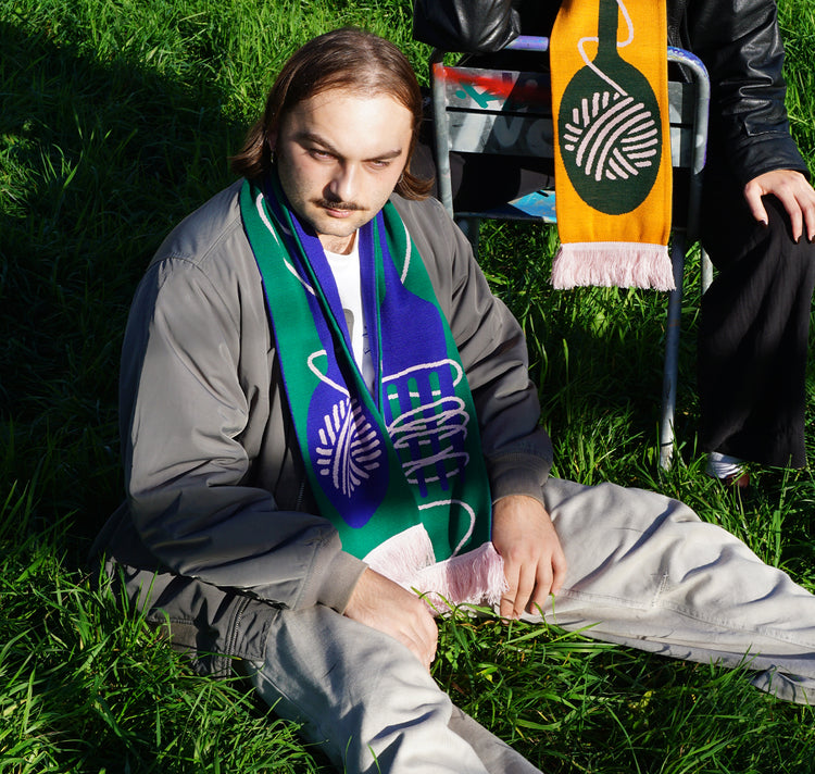 Garn mit Charme - Schal "Blau"