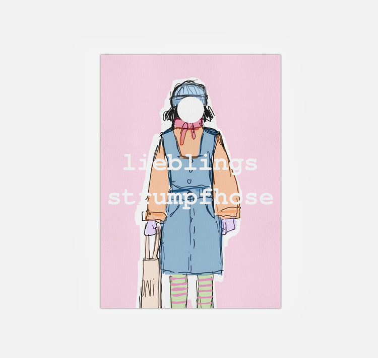 senza volto - Cartolina "Collant"