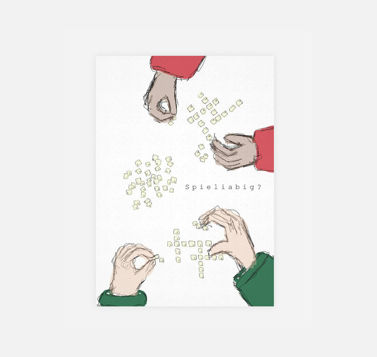 senza volto - Cartolina "Ahlegge"