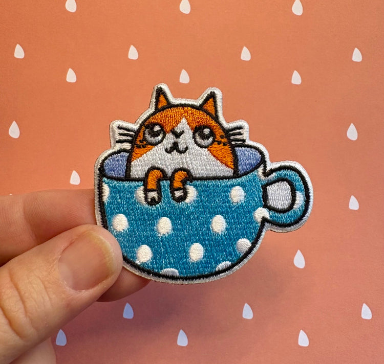 Taina - Patch "Cat in Cup"