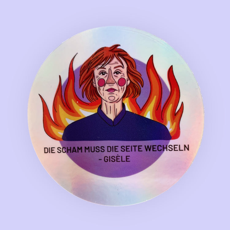 arion illustrated - Adesivo olografico "Gisèle"