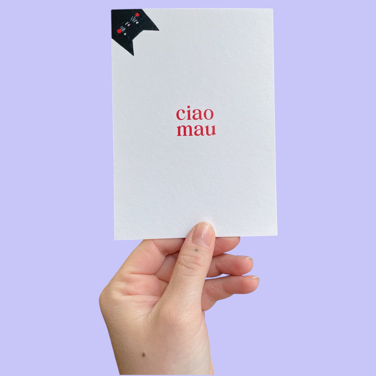 arion illustrated - Card "Ciao Mau"