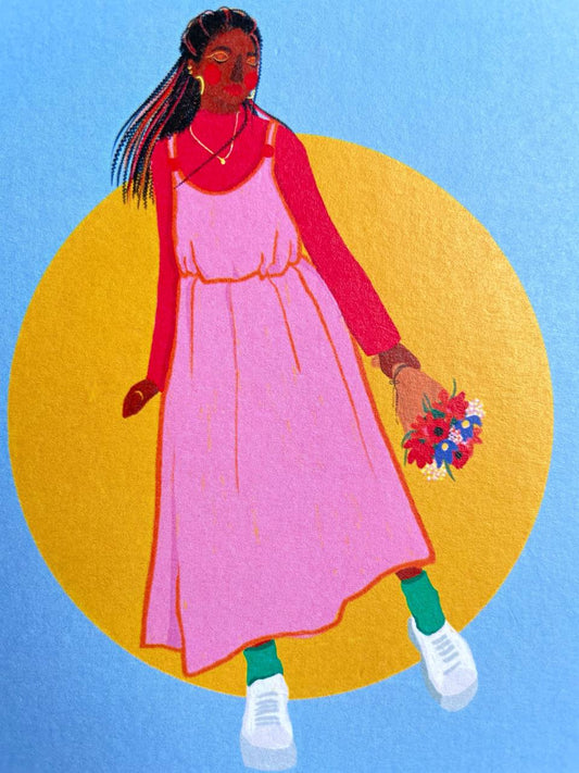 arion illustrated - Cartolina "Bouquet di fiori 02"