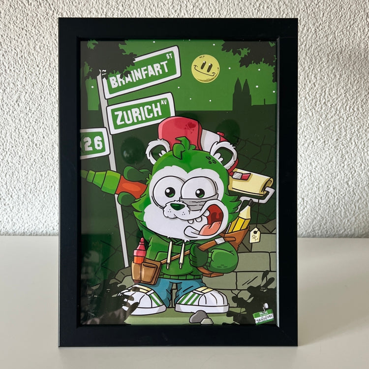 Brainfart - Poster "Green Panda"