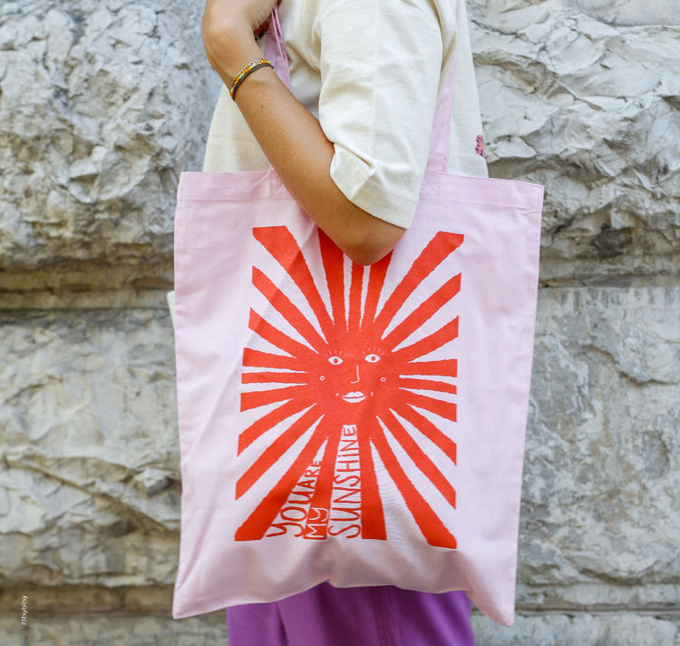 itsybitsy - Totebag "Sunshine" (rosa)