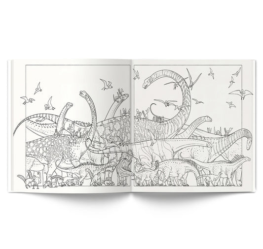 Jared Muralt - Ausmalbuch "Dinosaurier"