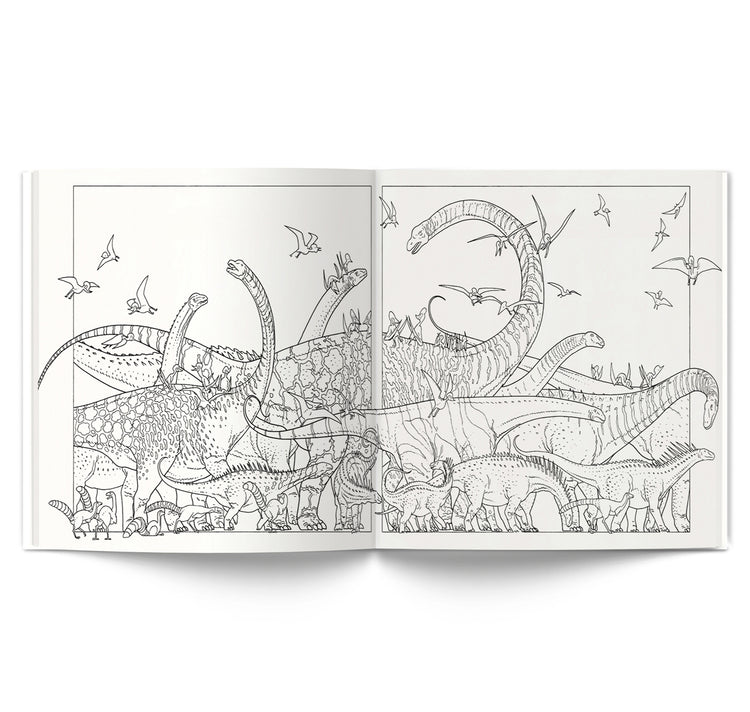 Jared Muralt - Ausmalbuch "Dinosaurier"