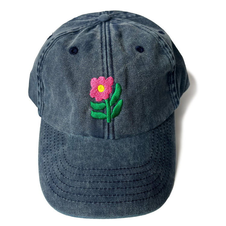Jolanda Epprecht - Berretto "Fiore" (denim)