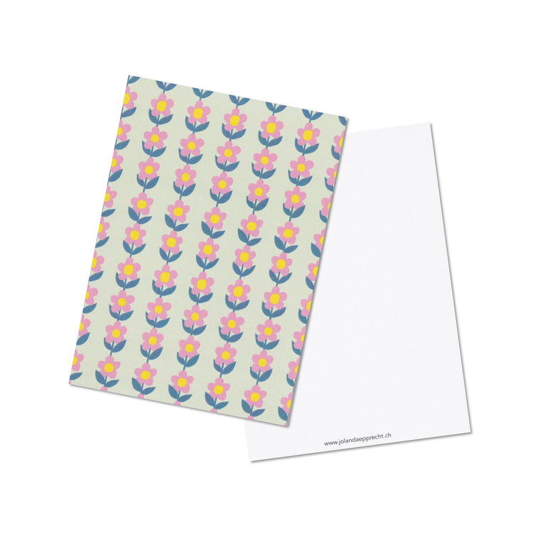 Jolanda Epprecht - Set di cartoline "Nastro di fiori"