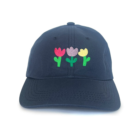 Jolanda Epprecht - Cap "3 Tulpen" (Shadow Blue)