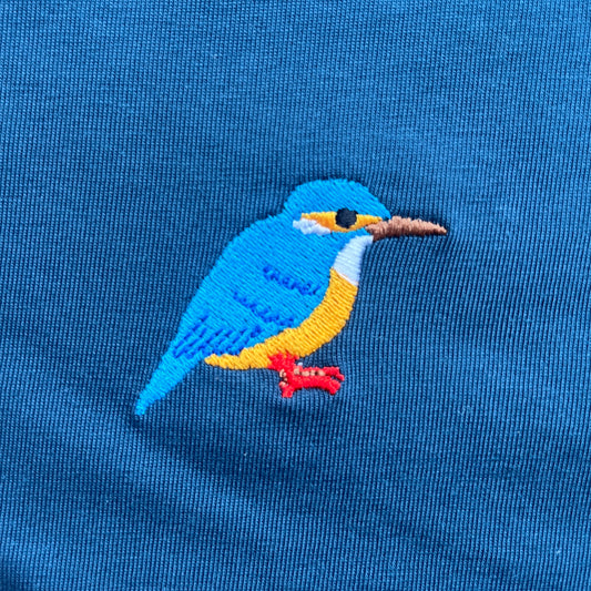 Jolanda Epprecht - T-Shirt „Eisvogel“ (Deep Teal)