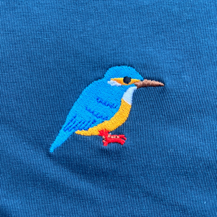 Jolanda Epprecht - T-Shirt „Eisvogel“ (Deep Teal)