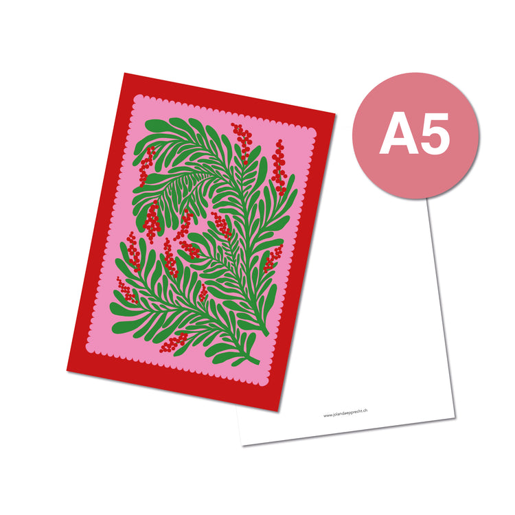 Jolanda Epprecht - Postkarte Extragross "Rosalind"