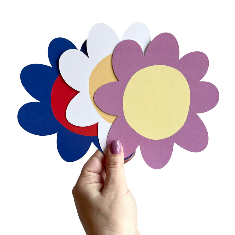 Jolanda Epprecht - Postkartenset "Blumen“ mit Konturschnitt