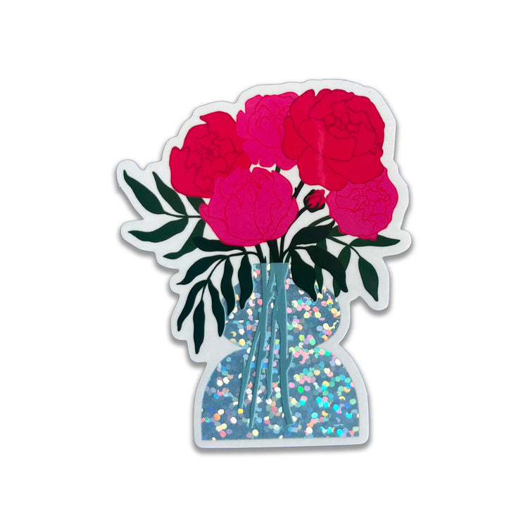 Jolanda Epprecht - Sticker "Pfingstrosenstrauss"
