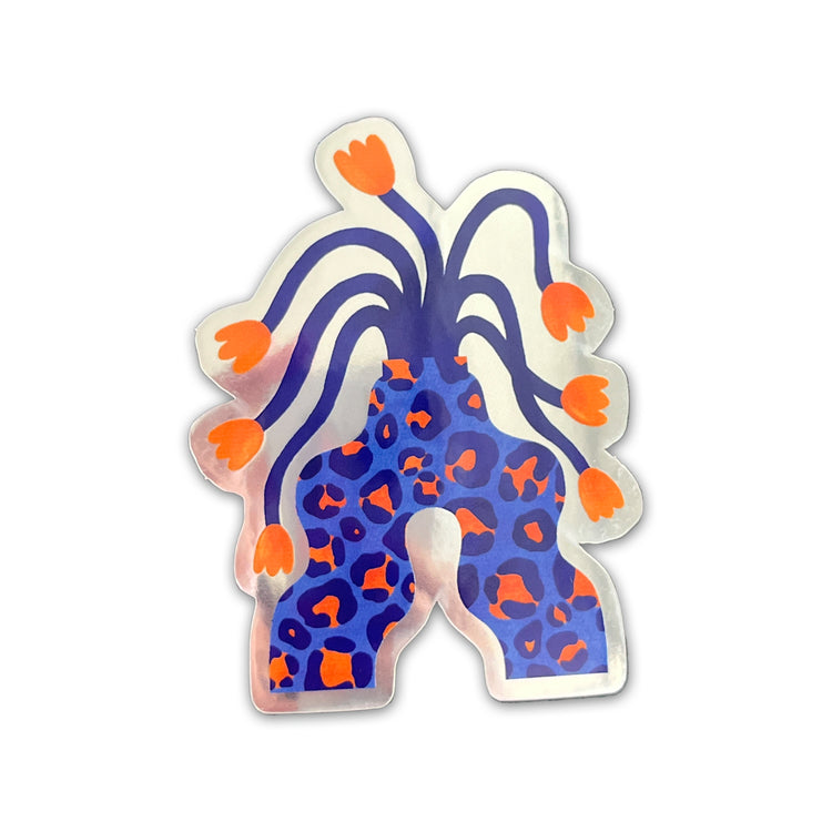 Jolanda Epprecht - Sticker "Leovase" mit Spiegelfolie