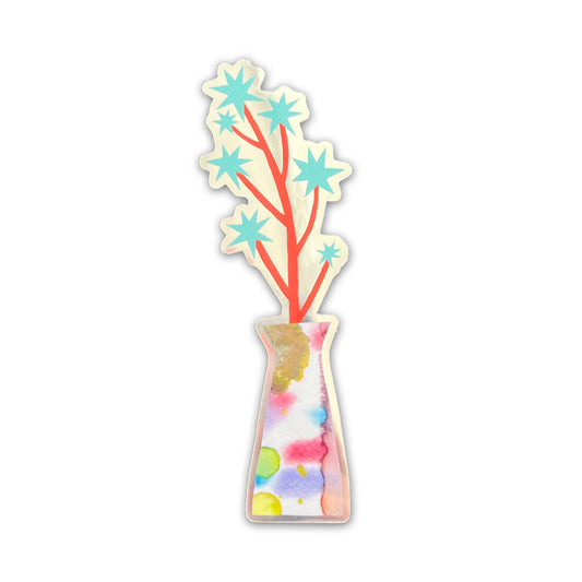 Jolanda Epprecht - Sticker "Sternblumen" mit Spiegelfolie