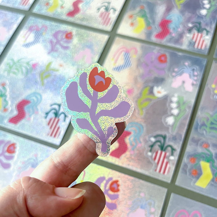 Jolanda Epprecht - Foglio adesivo Pixiedust “Vasi”