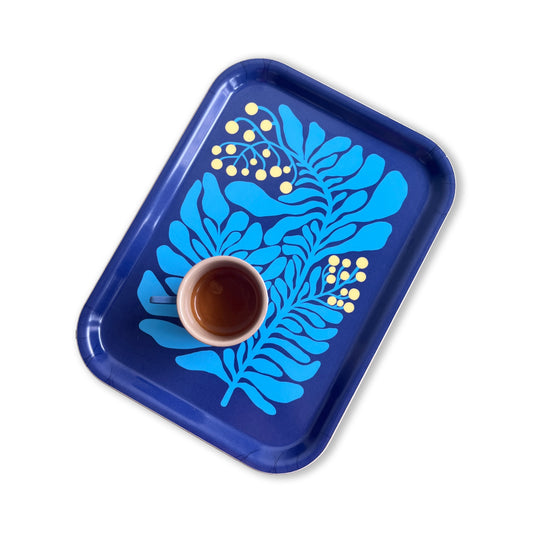 Jolanda Epprecht - Serviertablett "Blau mit Beeren"