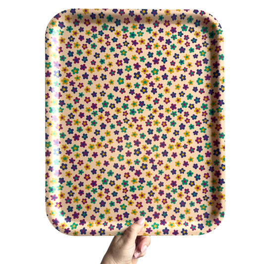 Jolanda Epprecht - Serviertablett "Blümchen" (gross)