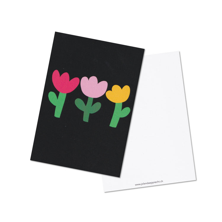 Jolanda Epprecht - Set di cartoline "Tulipani neri"
